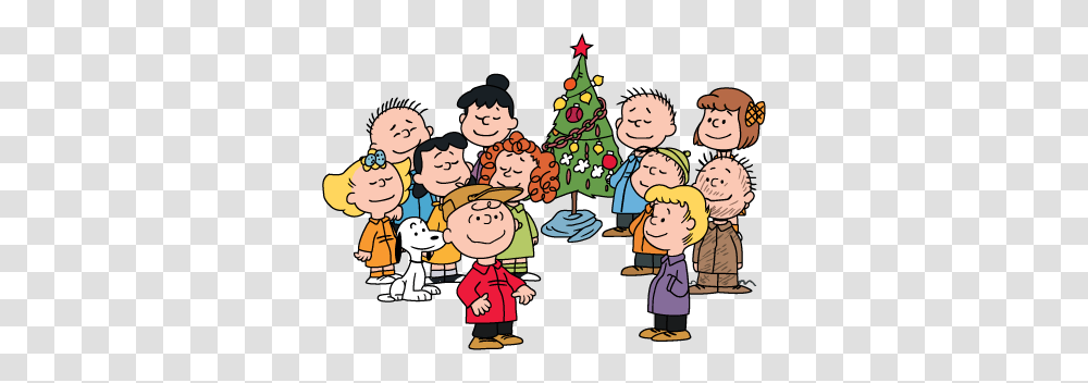 Louisville Celebrates A Charlie Brown Christmas Snoopy, Tree, Plant, Family, Crowd Transparent Png