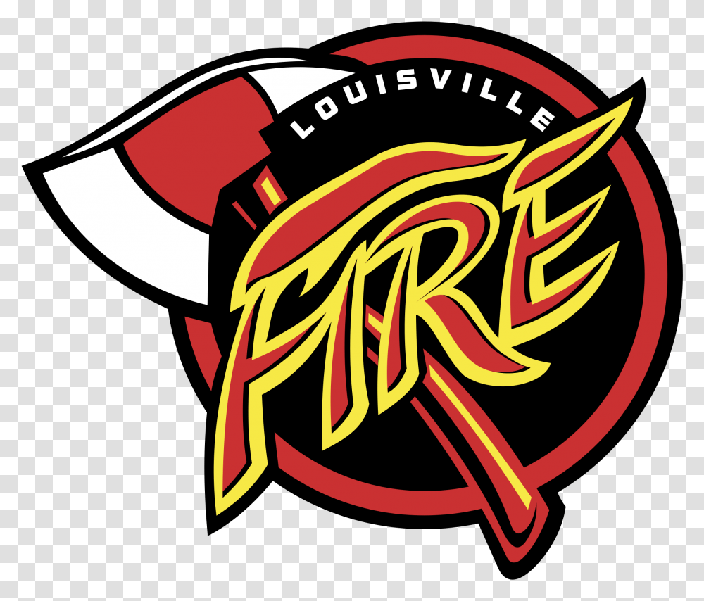Louisville Fire Logo Louisville Fire Arena Football, Text, Symbol, Trademark, Emblem Transparent Png