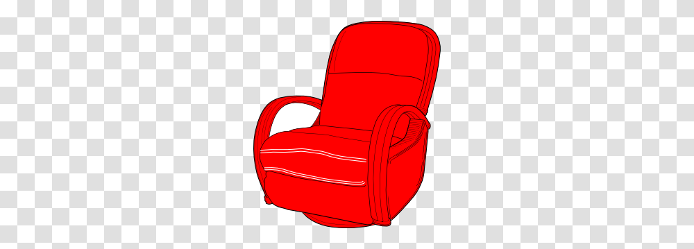 Lounge Chair Red Clip Art, Furniture, Armchair, Rocking Chair Transparent Png