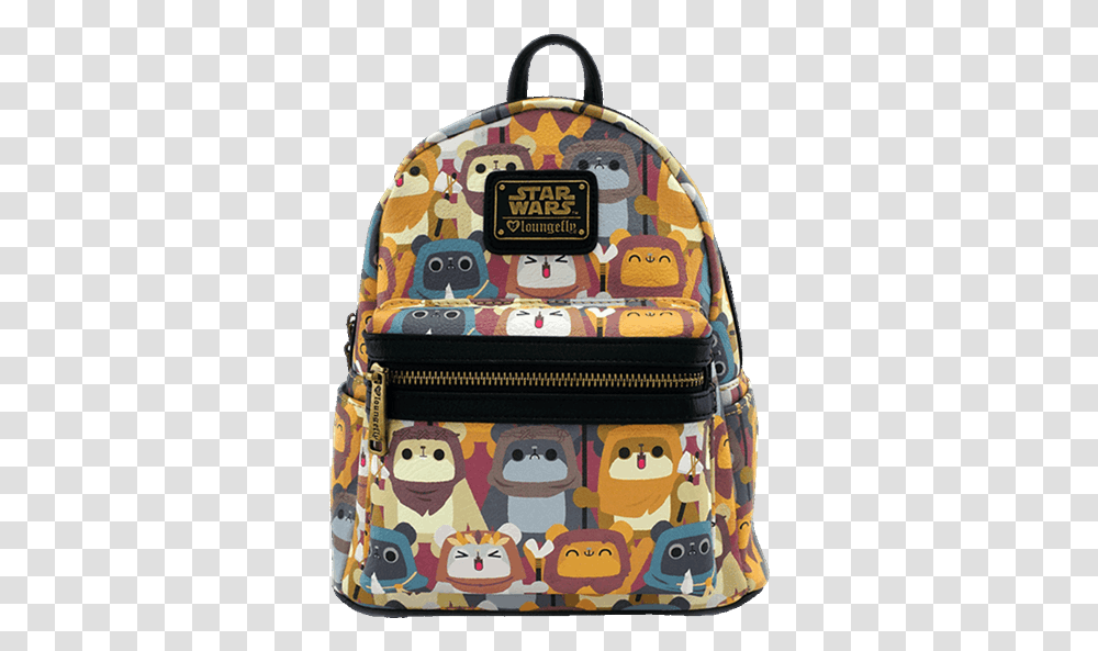 Loungefly Ewok Mini Backpack, Purse, Handbag, Accessories, Accessory Transparent Png