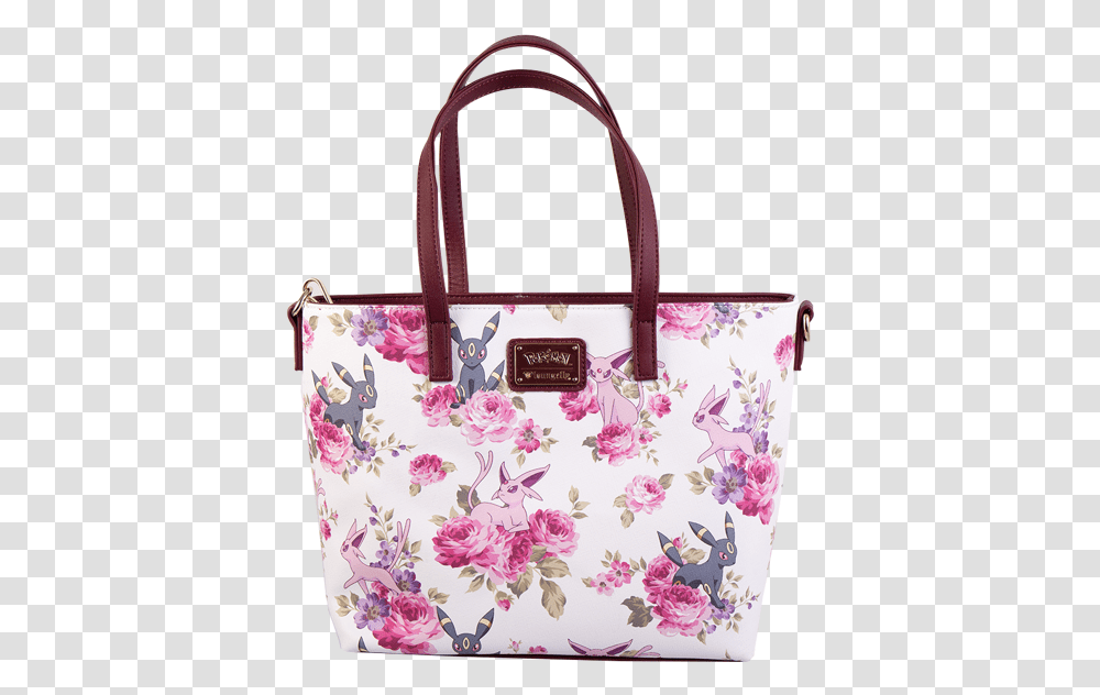 Loungefly Pokemon Espeon Umbreon Floral Tote Purse, Handbag, Accessories, Accessory, Tote Bag Transparent Png