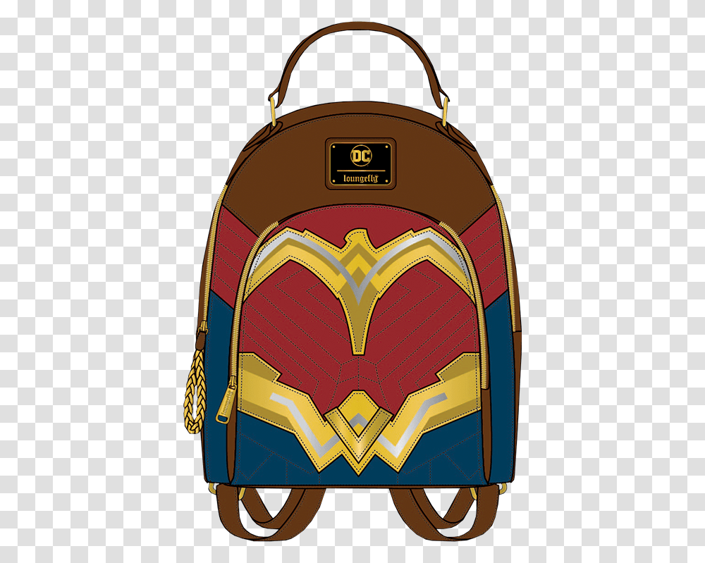 Loungefly Wonder Woman Backpack, Armor, Shield Transparent Png