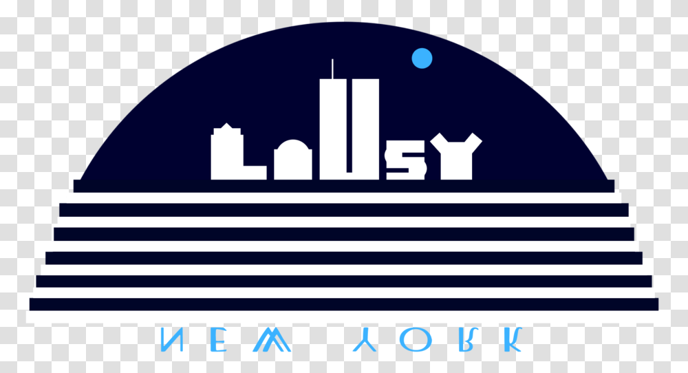 Lousy Ny Half Circle V5 Skyline, Logo, Urban Transparent Png