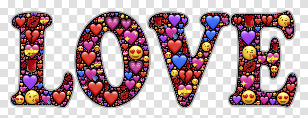 Love De Papel De Parede De Emoji, Number, Label Transparent Png