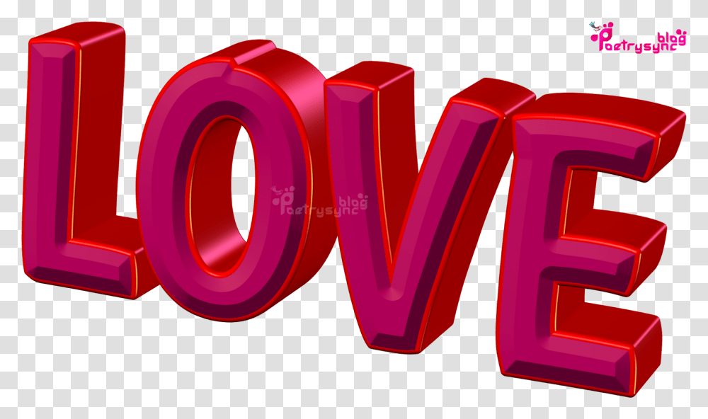 Love 3d Effect Image Wallpaper Hd 3d Love Text, Alphabet, Number, Heart Transparent Png