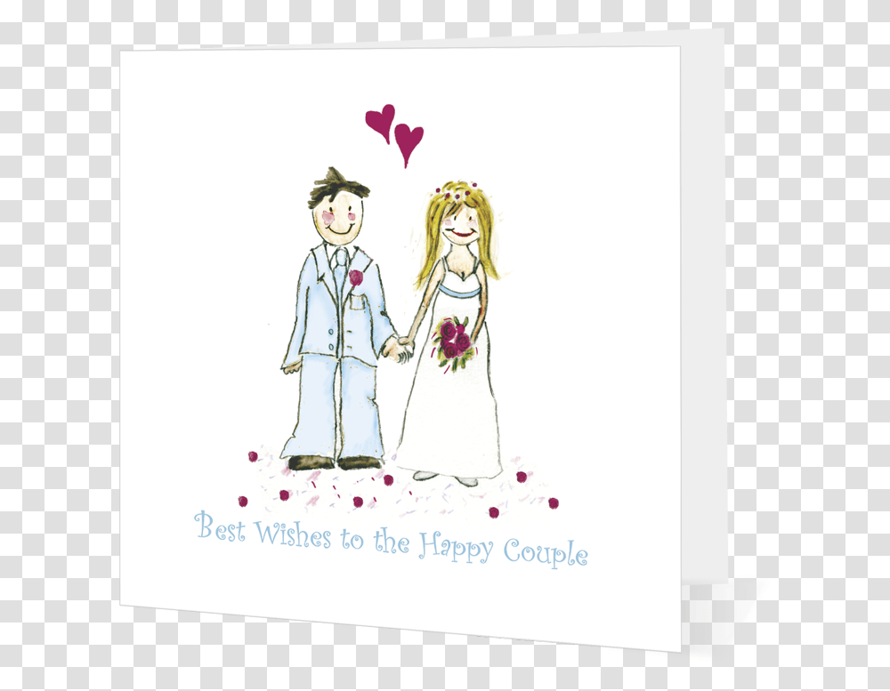 Love And Marriage Wedding Couple Tying The Knot Heart, Person, Doodle, Drawing, Envelope Transparent Png