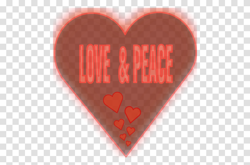 Love And Peace In Heart Vector Image Heart, Sign, Path Transparent Png