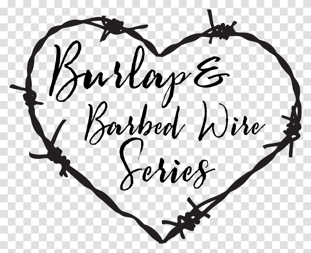 Love Barbed Wire Logo, Handwriting, Calligraphy Transparent Png