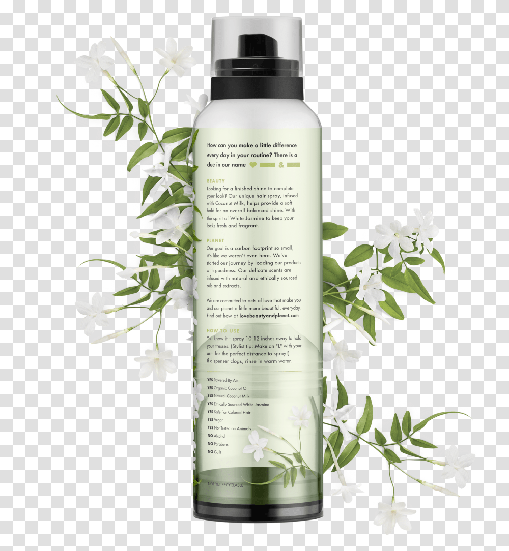 Love Beauty And Planet Light Hold Amp Frizz Control Hair Coconut Milk Amp White Jasmine Shampoo Transparent Png