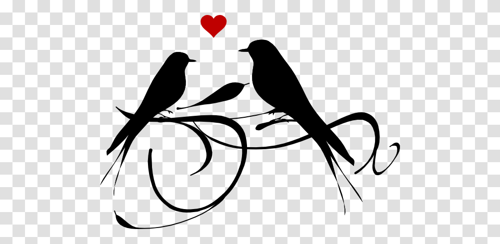 Love Bird Clipart, Animal, Silhouette, Stencil, Blackbird Transparent Png