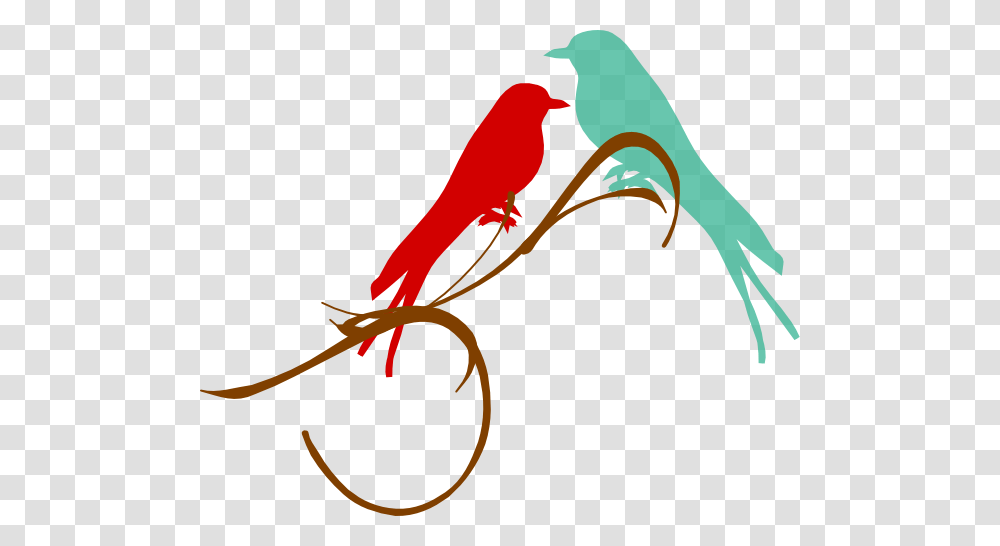 Love Birds Branch Clip Art Lih Project Tree, Animal, Bow, Finch, Cardinal Transparent Png