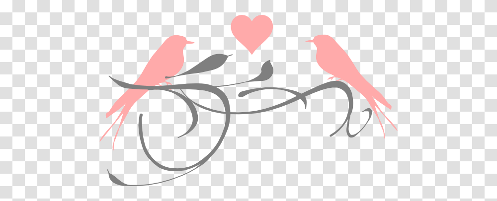 Love Birds Clip Art, Animal, Heart, Pattern Transparent Png
