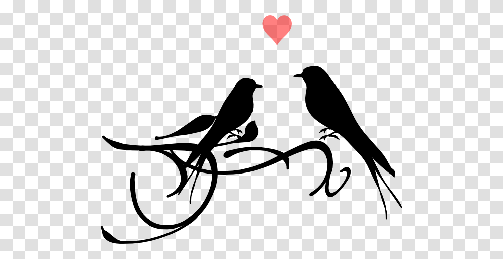 Love Birds Clip Art, Animal, Silhouette, Blackbird, Agelaius Transparent Png