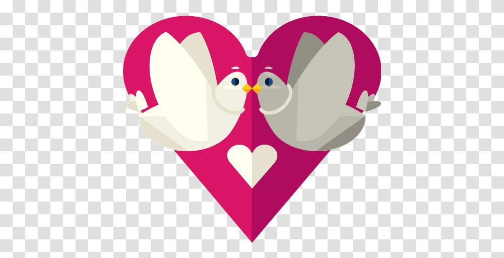 Love Birds Icon 4 Repo Free Icons Love Birds Icon, Heart, Petal, Flower, Plant Transparent Png