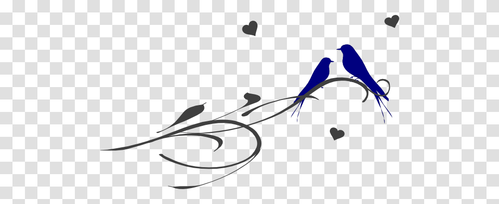 Love Birds On A Branch Clip Art Vector Clip Art Online Royalty, Animal, Label Transparent Png