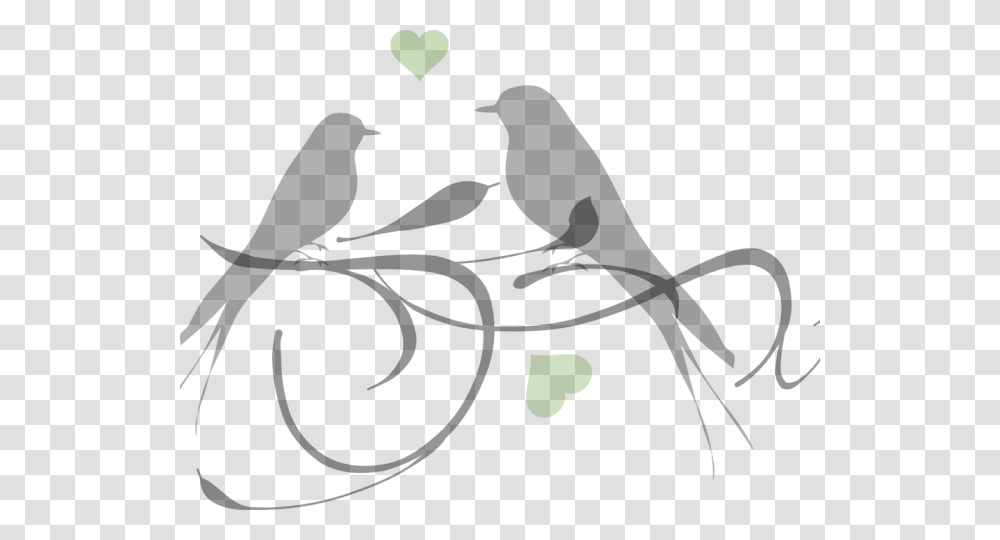 Love Birds Silhouette, Pac Man, Moon, Outer Space Transparent Png