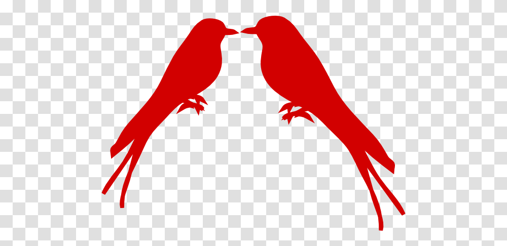 Love Birds Vector Clip Clip Art, Silhouette, Cardinal, Animal, Finch Transparent Png