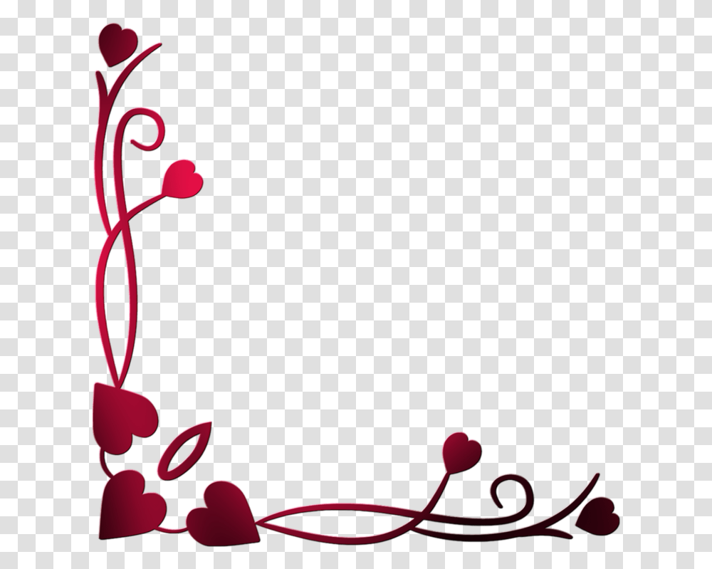 Love Blogger Valentine's Day Heart Design Border, Floral Design, Pattern, Plant Transparent Png
