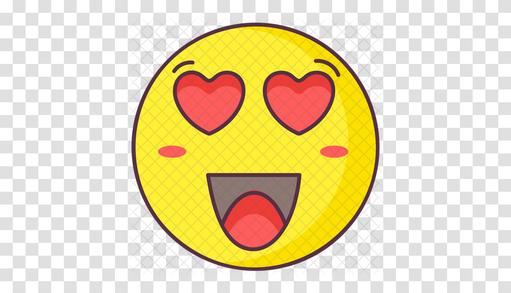 Love Blush Emoji Icon Of Colored Happy, Logo, Symbol, Text, Word Transparent Png