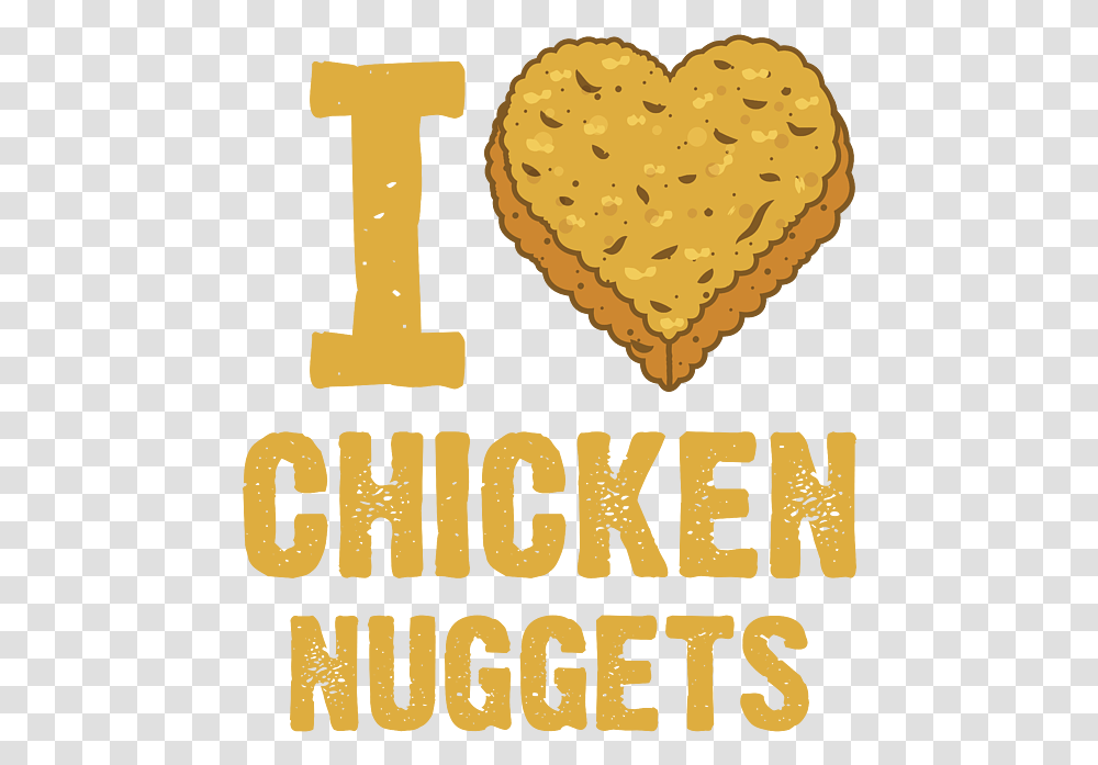 Love Chicken Nuggets Baby Onesie Hitman, Bread, Food, Cracker, Poster Transparent Png