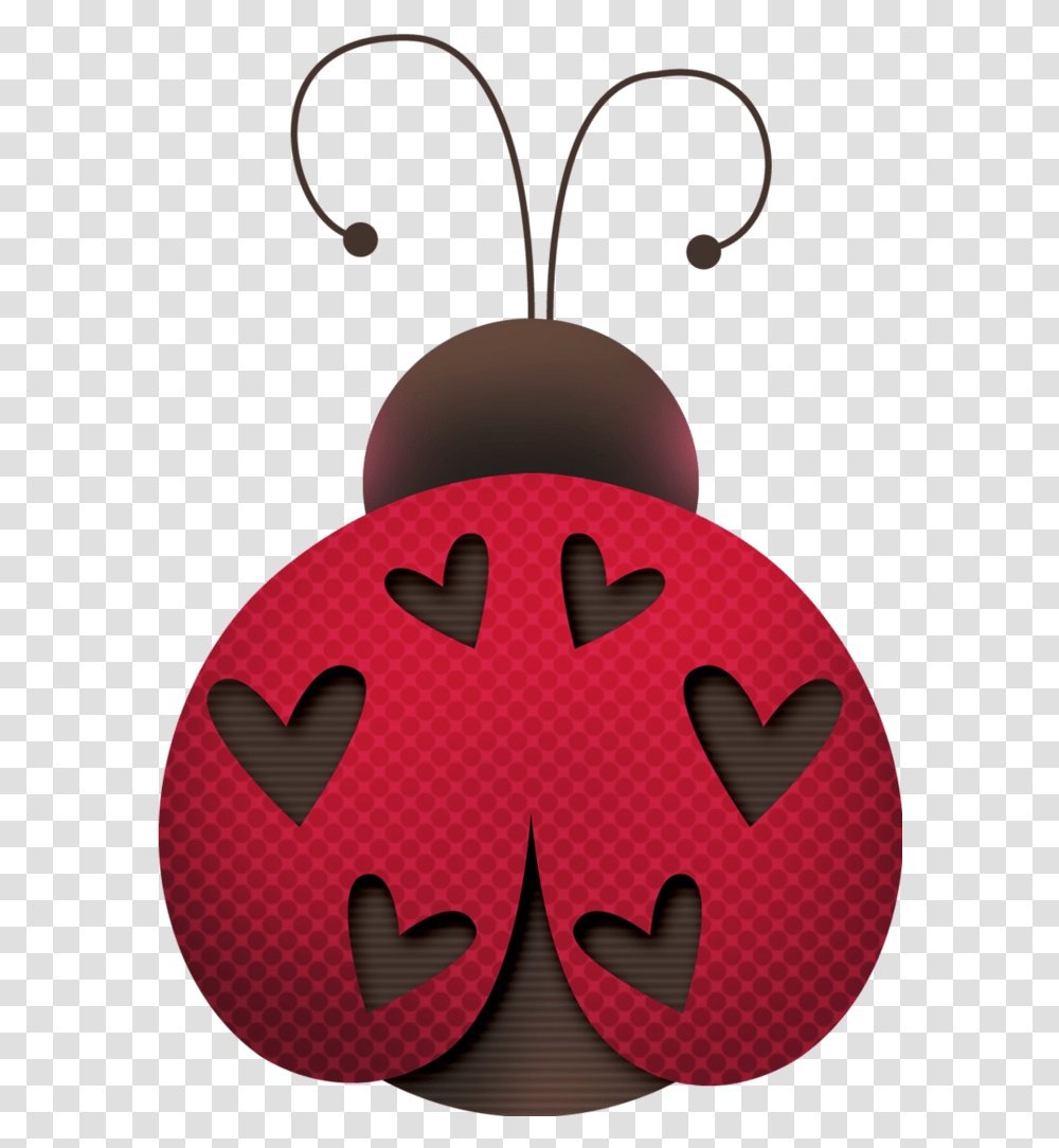 Love Clipart Ladybug Ladybird Beetle Cartoon February Clipart, Symbol, Halloween Transparent Png