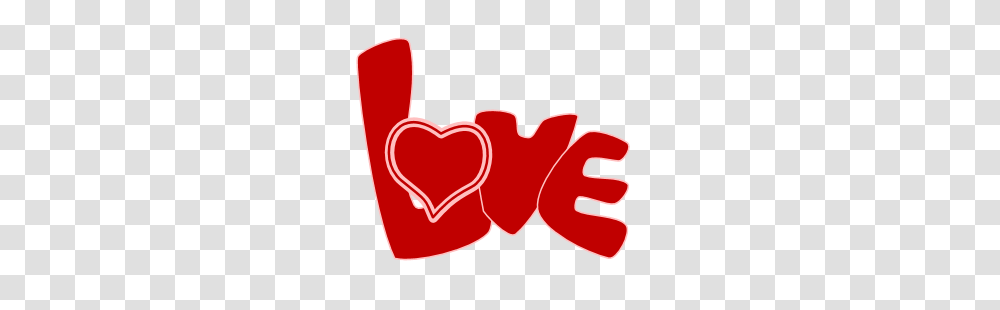 Love Clipart Word Art, Heart, Hand Transparent Png