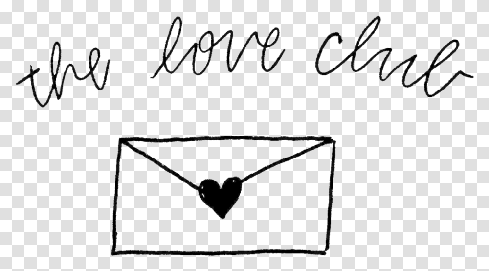 Love Club, Bow, Handwriting, Calligraphy Transparent Png