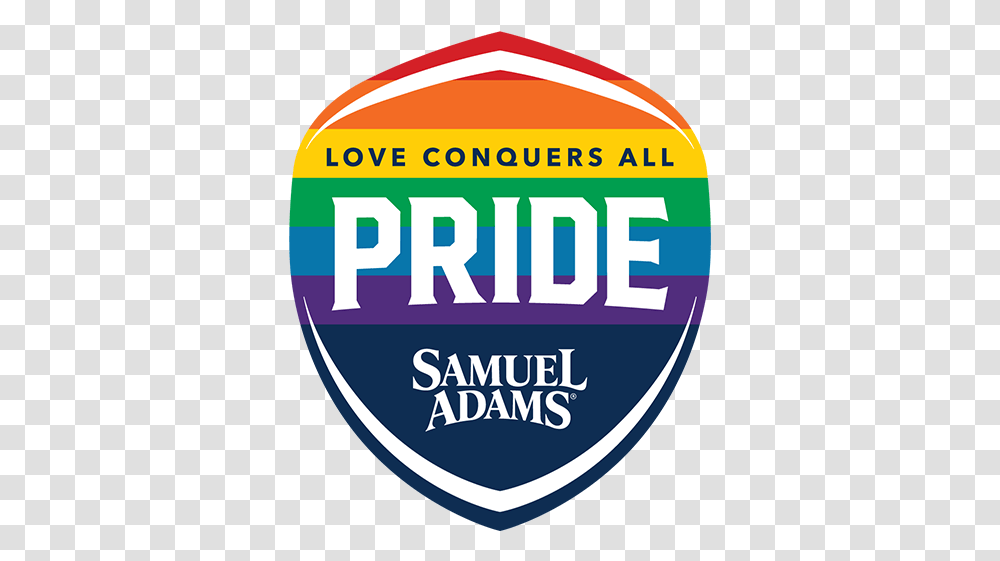 Love Conquers All Samuel Adams Sam Adams Pride Beer, Label, Text, Logo, Symbol Transparent Png