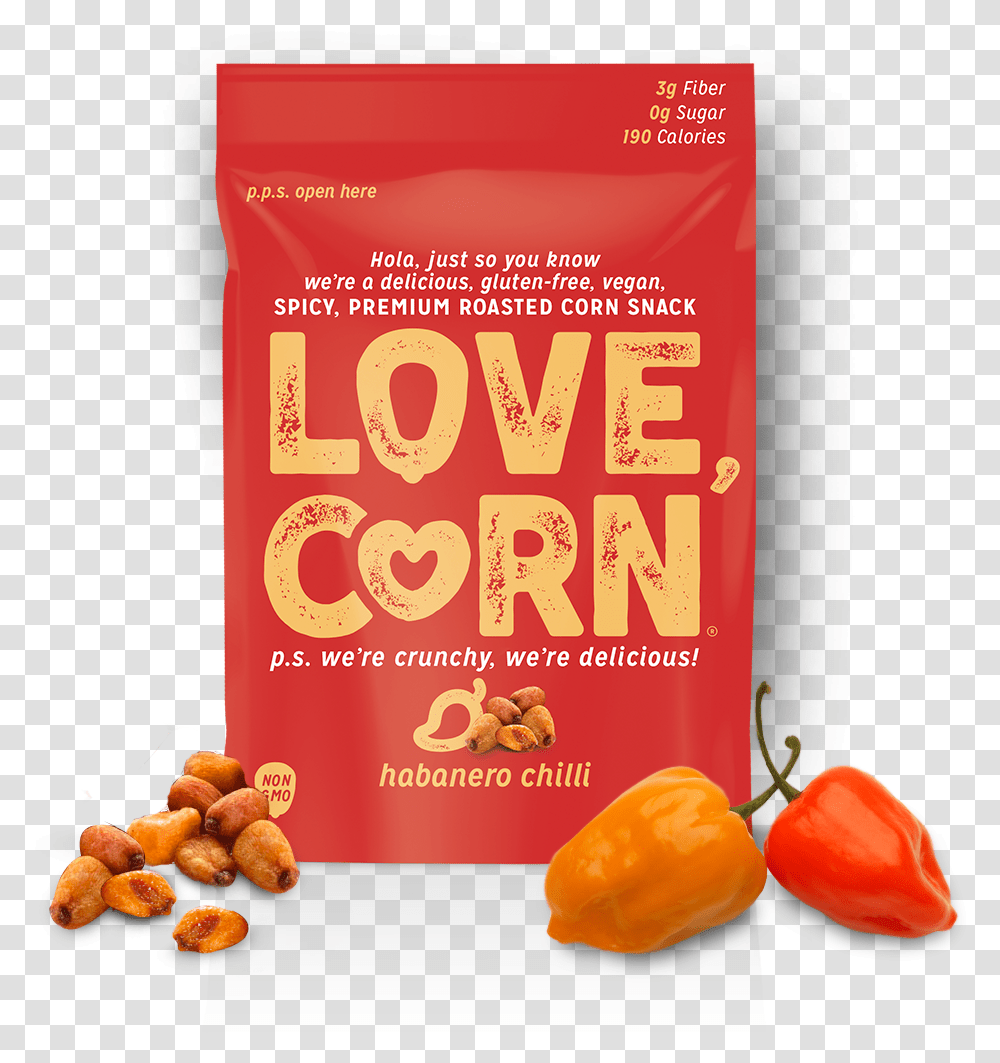 Love Corn Habanero Chili, Plant, Vegetable, Food, Flyer Transparent Png