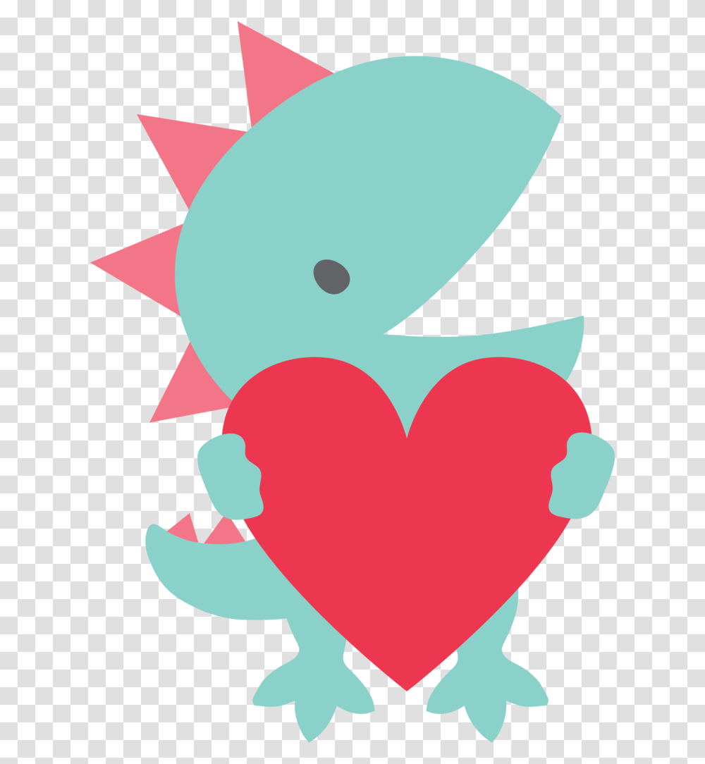 Love Dino Cookie Cutter Sheyb, Heart, Star Symbol Transparent Png