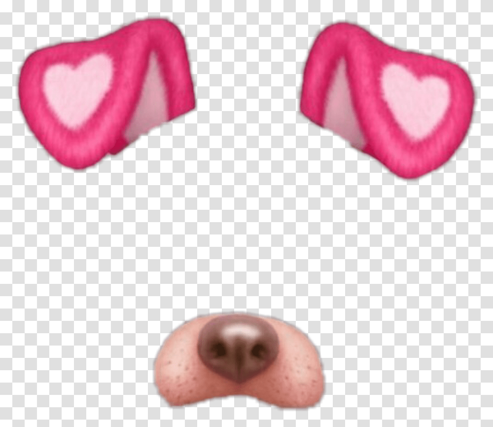Love Dog Snapchat Filter Overlay Snapchat Heart Filter, Person, Human, Mouth, Lip Transparent Png