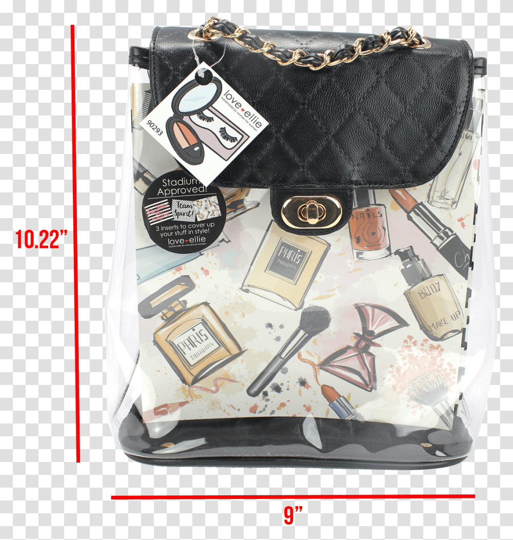 Love Ellie Scarlett Cosmetic Bag Clear Messenger Bag, Electronics, Accessories, Accessory, Disk Transparent Png