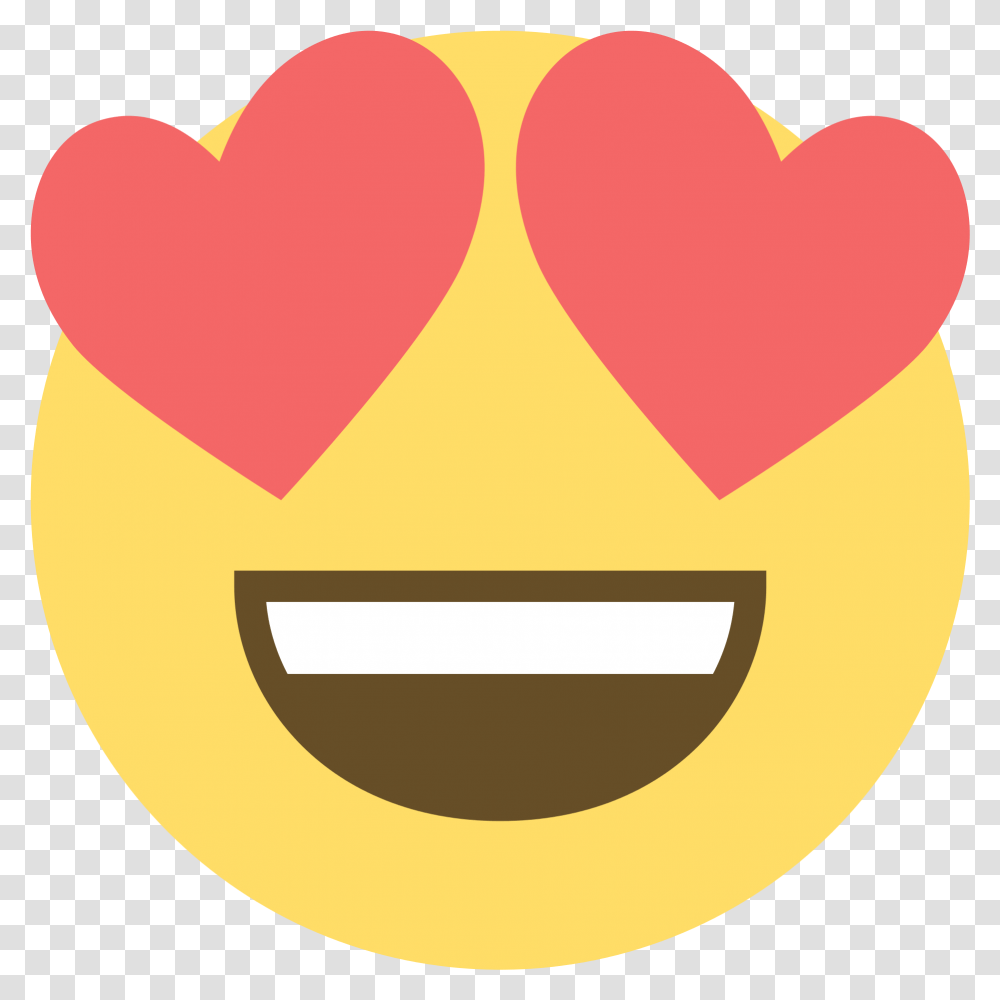 Love Emoji Emoji In Love Facebook, Label, Sticker, Heart Transparent Png