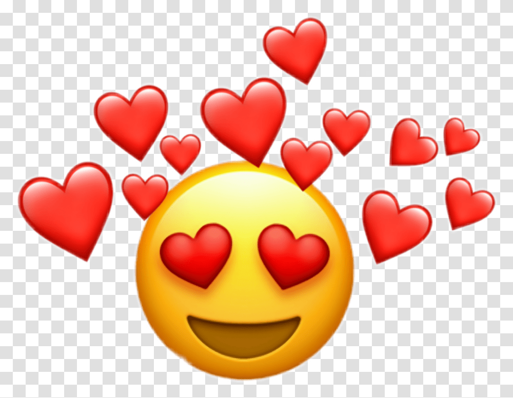 Love Emoji Lovecrown Red Heart Redheart Inlove Heart Emoji Transparent Png