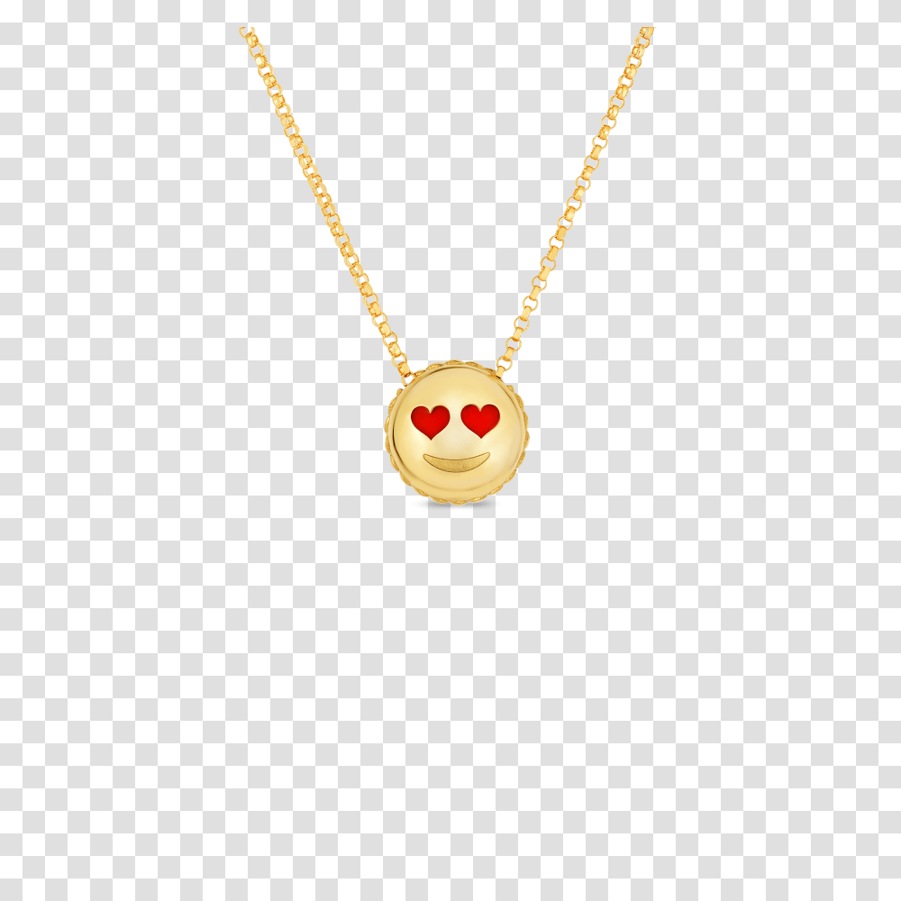 Love Emoji Pendant Roberto Coin, Necklace, Jewelry, Accessories, Accessory Transparent Png