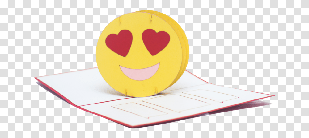 Love Emoji Pop Up Card Smiley, Text, Airplane, Aircraft, Vehicle Transparent Png