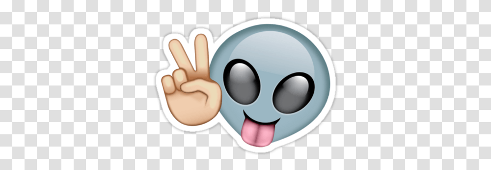 Love Emoji Stickpng Background Alien Emoji, Hand, Teeth, Mouth, Lip Transparent Png