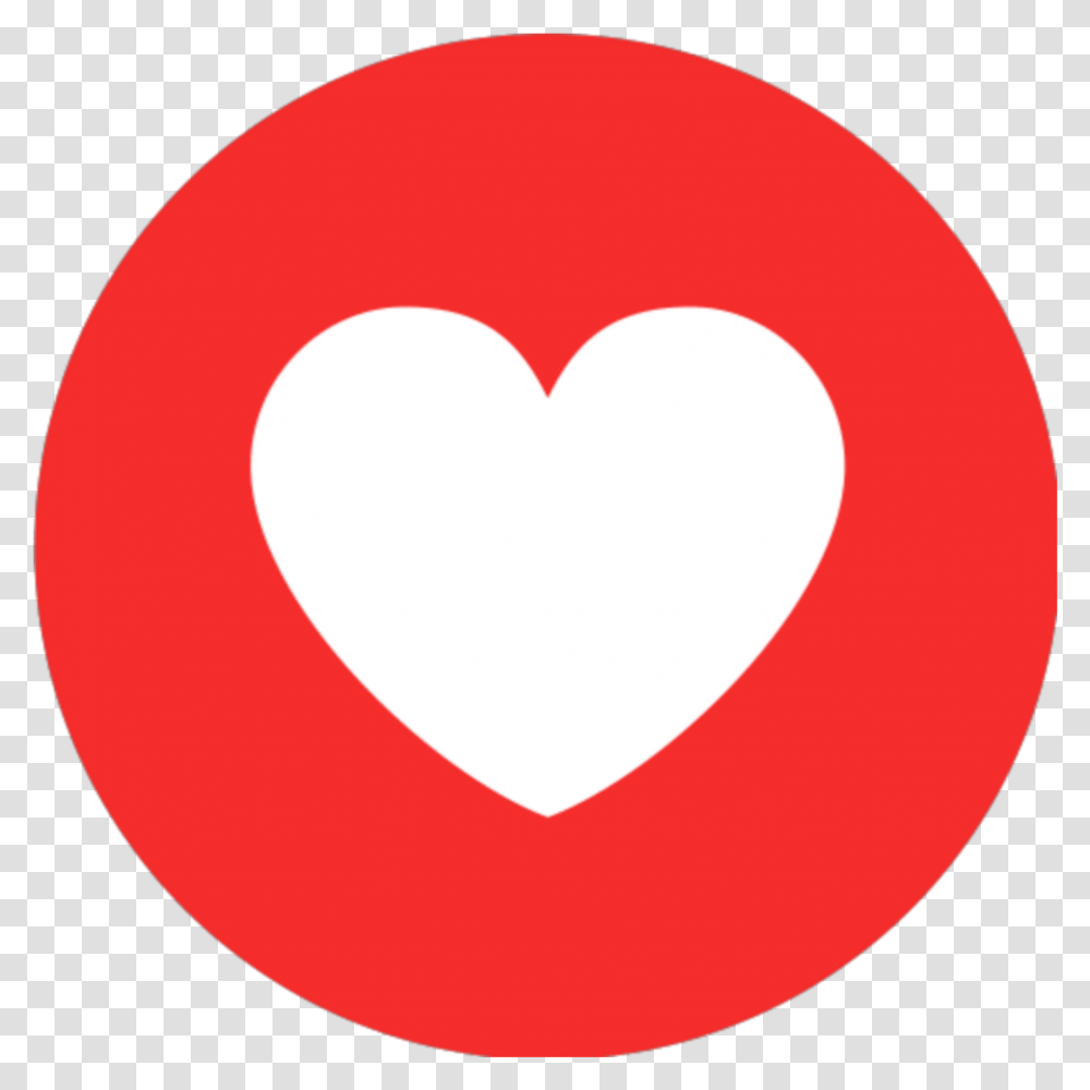 Love Facebook React Heart Kokoro Red White Opera Browser, Pillow, Cushion Transparent Png