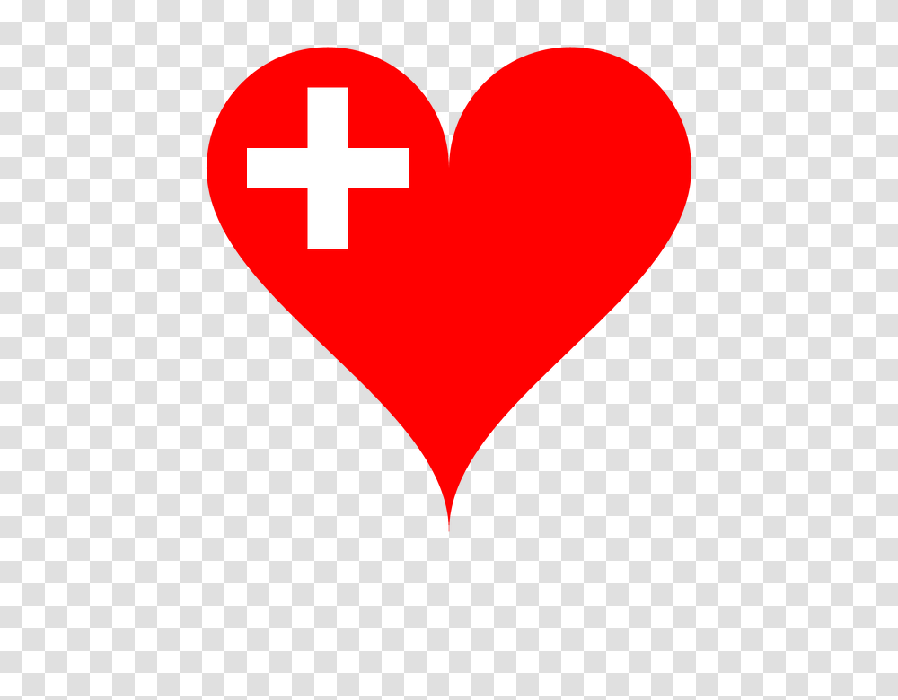 Love Flag National Switzerland Heart Cross Heart Transparent Png