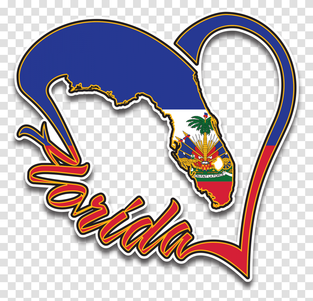 Love Florida Haiti Clip Art, Label, Text, Symbol, Logo Transparent Png