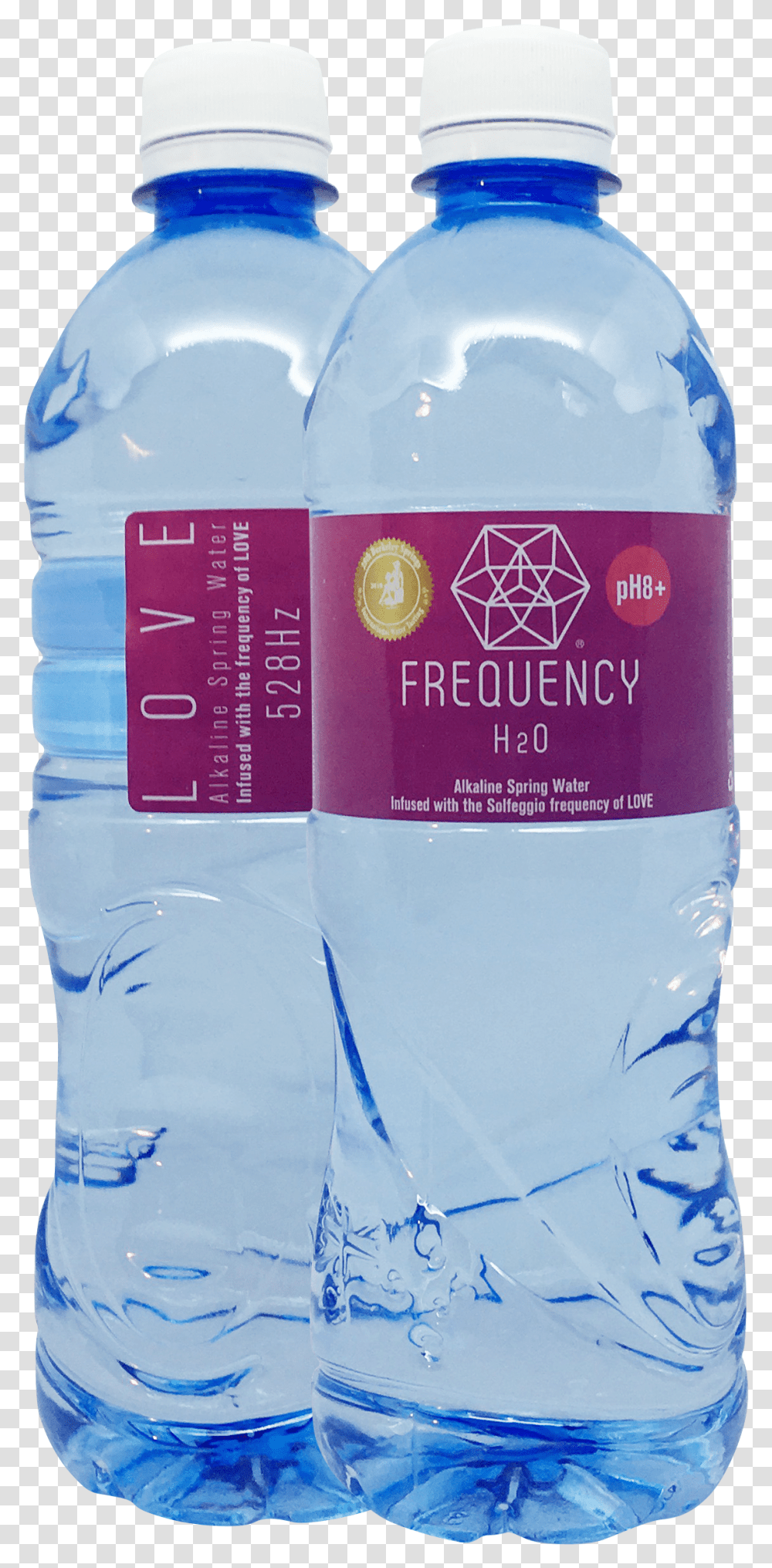 Love Frequency 21 X 600mlClass Lazyload Lazyload Frequency H2o Alkaline Spring Water Love, Bottle, Beverage, Drink, Liquor Transparent Png