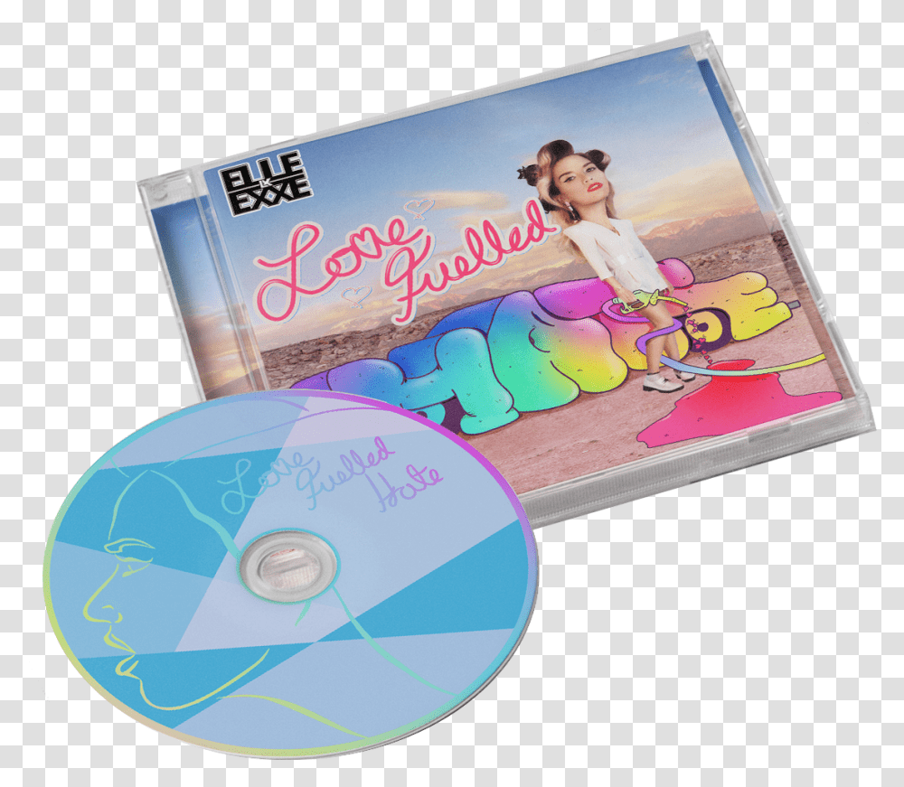Love Fuelled Hate Elle Exxe Cd, Disk, Dvd, Person, Human Transparent Png