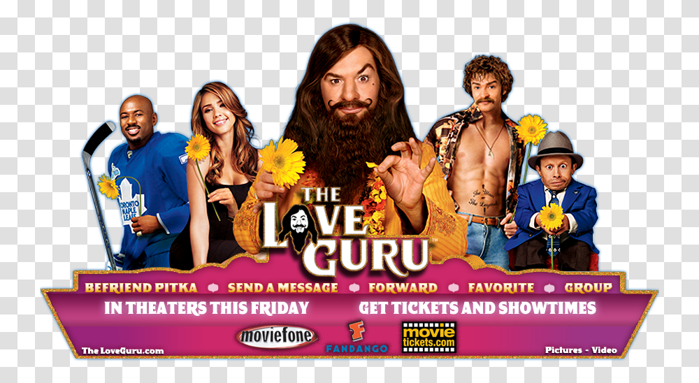 Love Guru Movie Poster, Advertisement, Flyer, Paper, Brochure Transparent Png