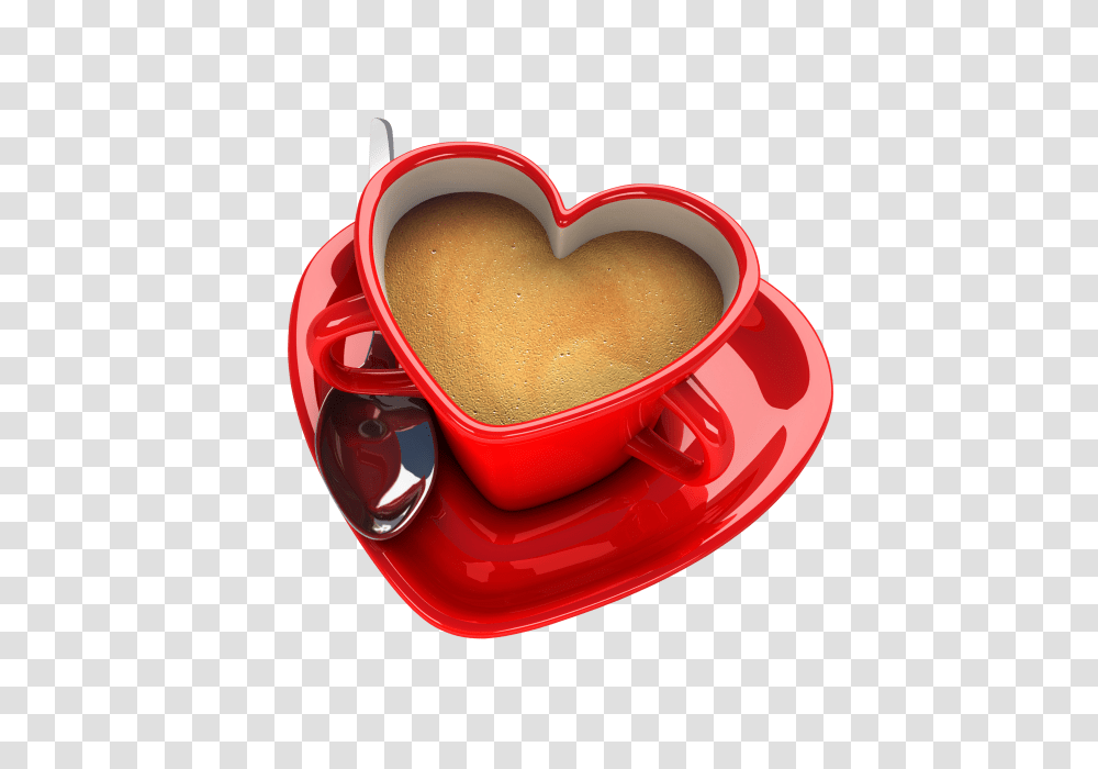Love Heard, Valentines Day, Holiday, Coffee Cup, Pottery, Saucer Transparent Png