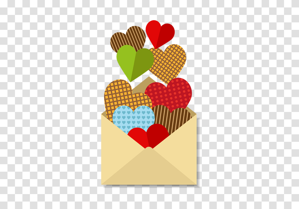 Love Heard, Valentines Day, Holiday, Envelope, Mail, Greeting Card Transparent Png