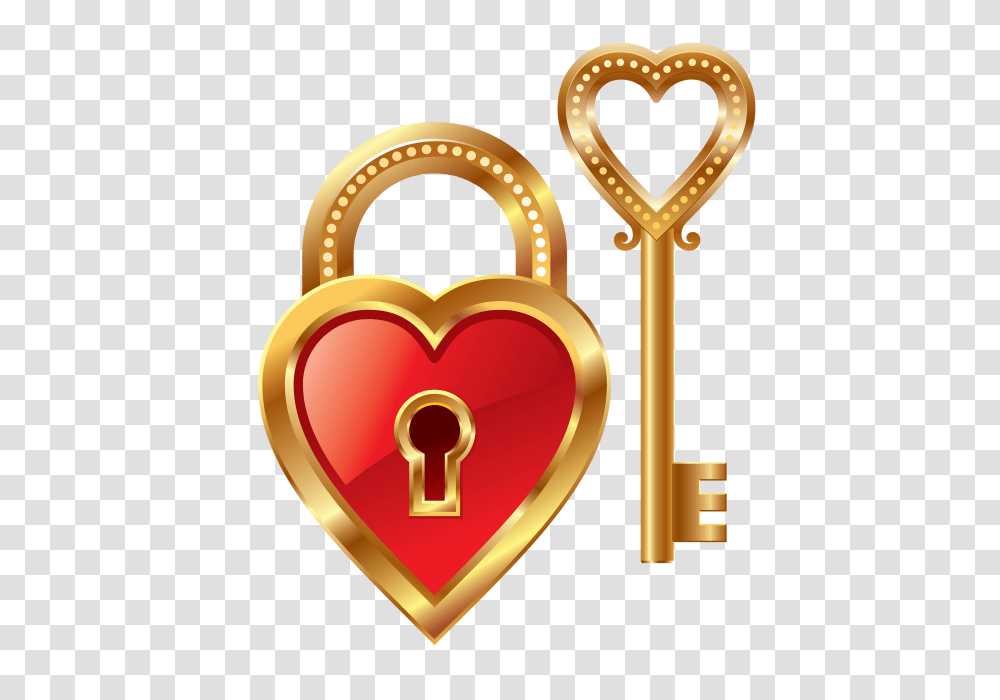 Love Heard, Valentines Day, Holiday, Key, Lock, Security Transparent Png