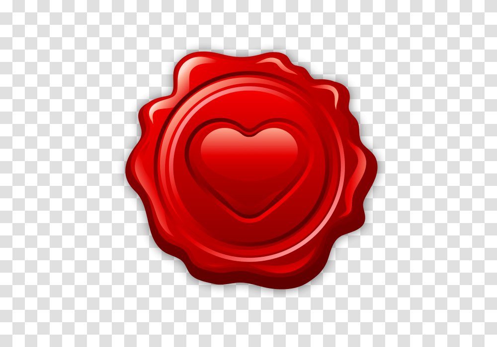 Love Heard, Valentines Day, Holiday, Wax Seal, Ketchup, Food Transparent Png