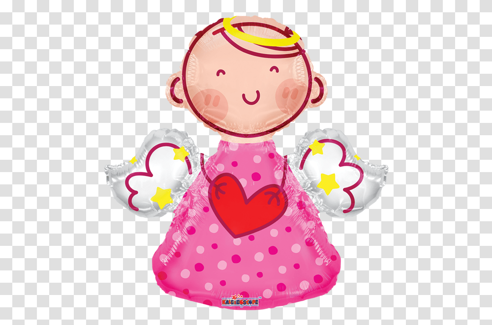Love Heart Balloons Boy Angels, Doll, Toy, Rattle Transparent Png