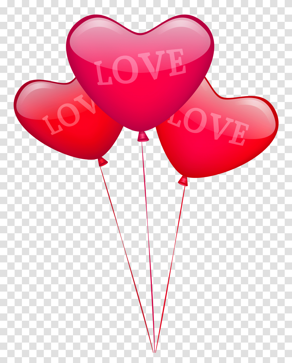 Love Heart Balloons, Rattle Transparent Png