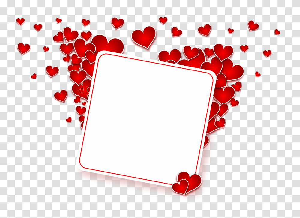 Love Heart Frame Image Love Frame, Stain, Plant, White Board Transparent Png